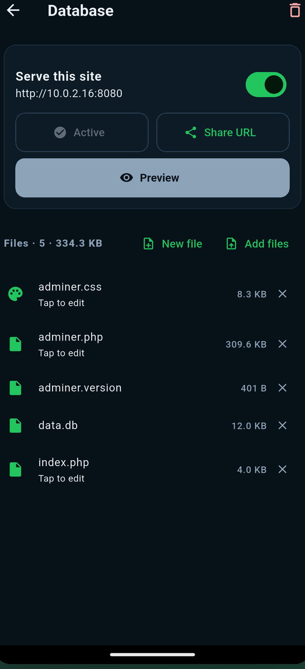 Web server