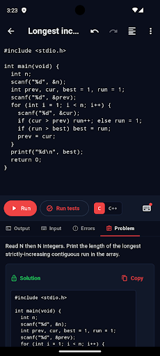 C / C++ Compiler IDE screenshot 4