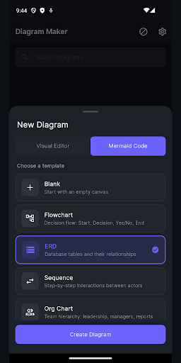 Diagram Maker: Flow & ERD screenshot 4