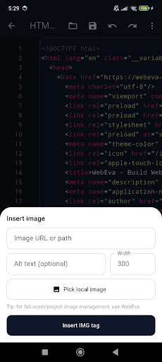 HTML Viewer & Editor - Code screenshot 4