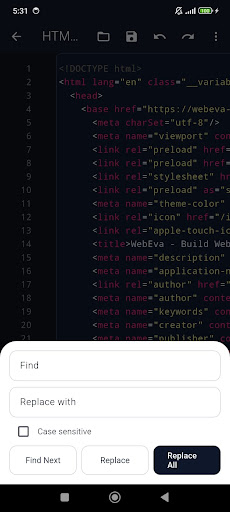 HTML Viewer & Editor - Code screenshot 6