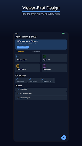 JSON Editor - Viewer & Format screenshot 1