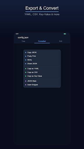JSON Editor - Viewer & Format screenshot 5