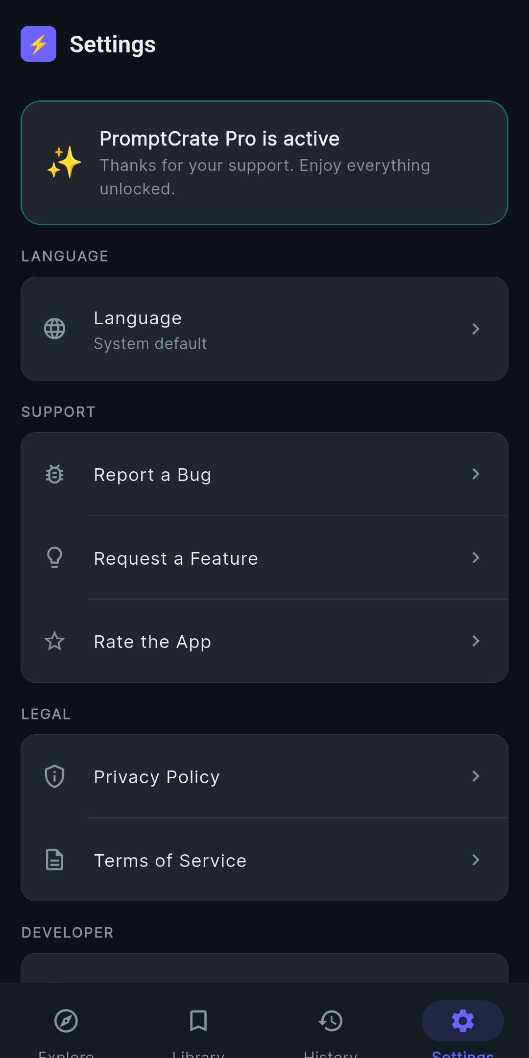PromptCrate: AI Prompt Manager screenshot 4