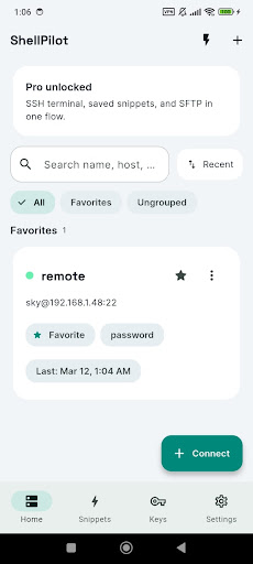 ShellPilot - Batch SSH Client screenshot 1