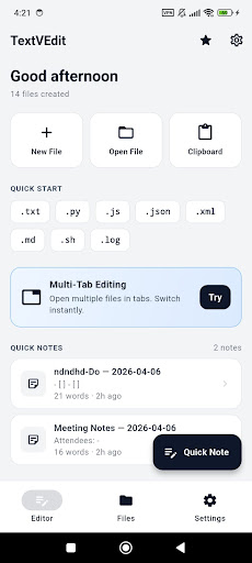 Code Editor - Text & Notepad screenshot 4
