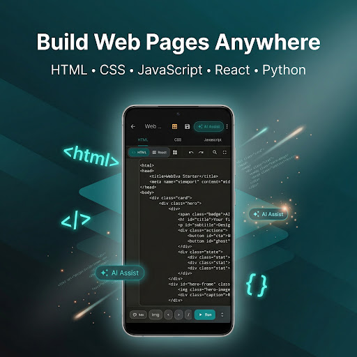 WebEva: Build Websites & Code screenshot 2
