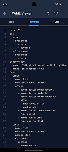 YAML / YML Viewer & Editor screenshot 2