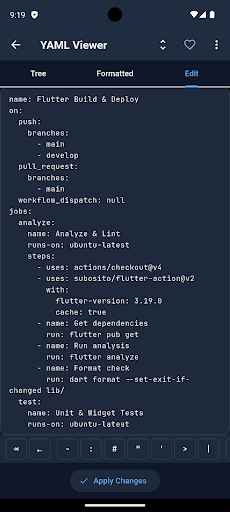 YAML / YML Viewer & Editor screenshot 3