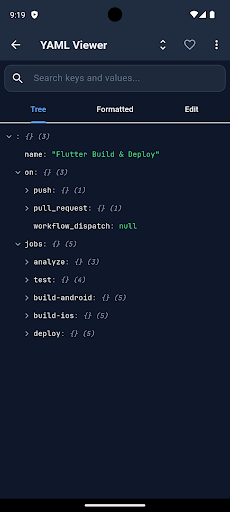 YAML / YML Viewer & Editor screenshot 4