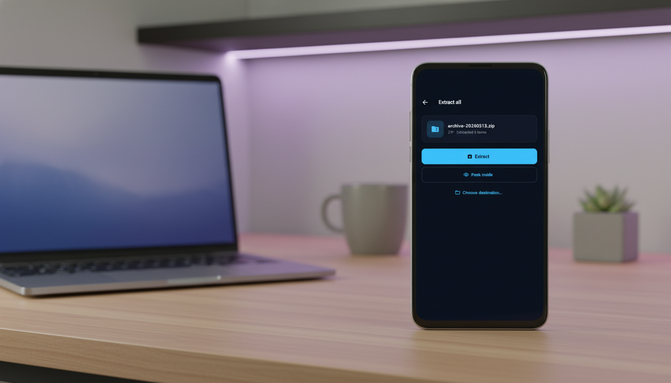 Zip Extractor — Unzip RAR 7Z app screen