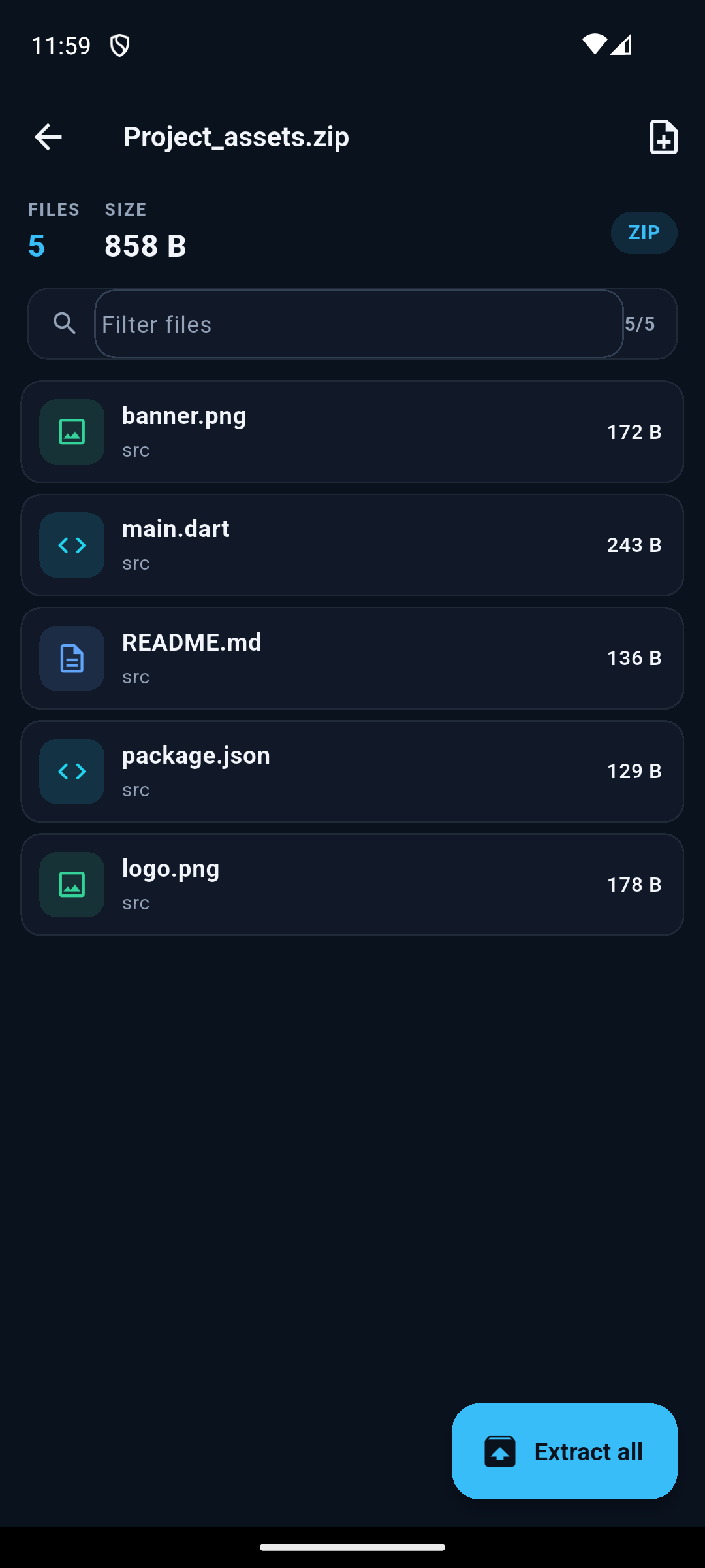 Zip Extractor — Unzip RAR 7Z screenshot 3