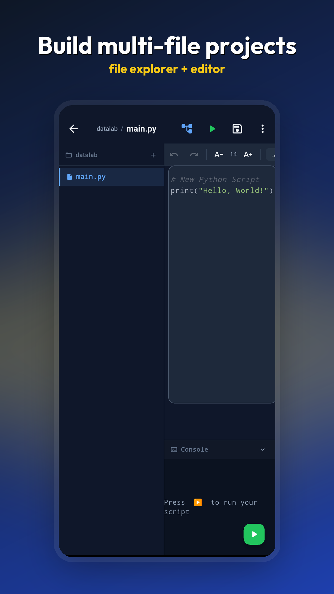 Multi-file projects