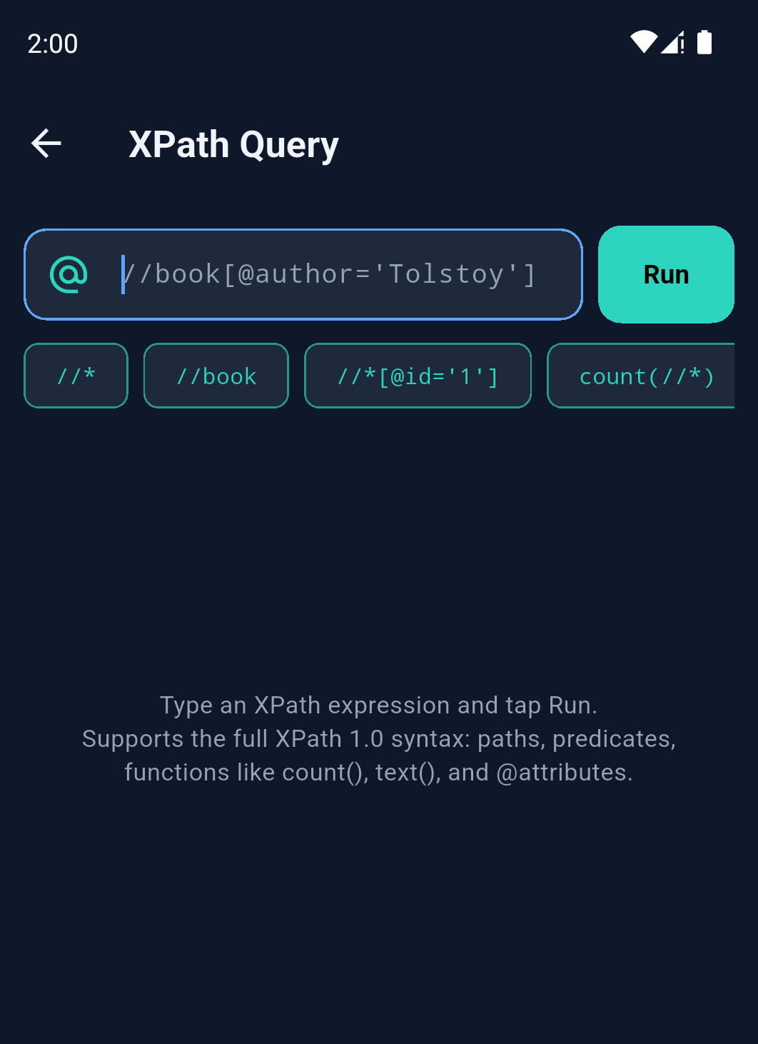 XPath search